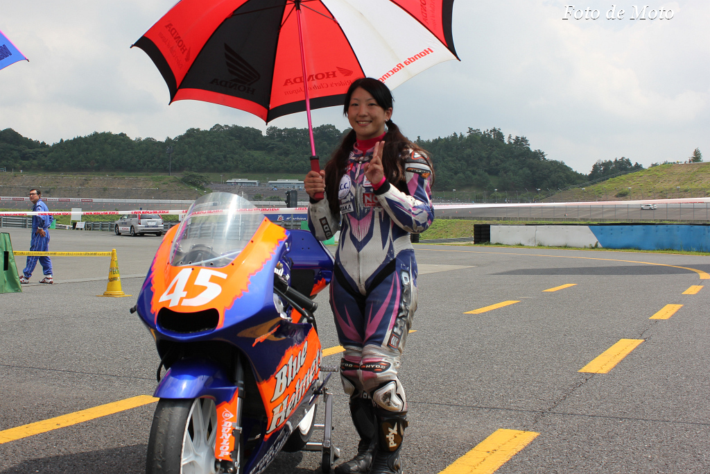 J-GP3 #45 HondaブルーヘルメットMSC 近藤 眞衣 Kondo Mai BH113R