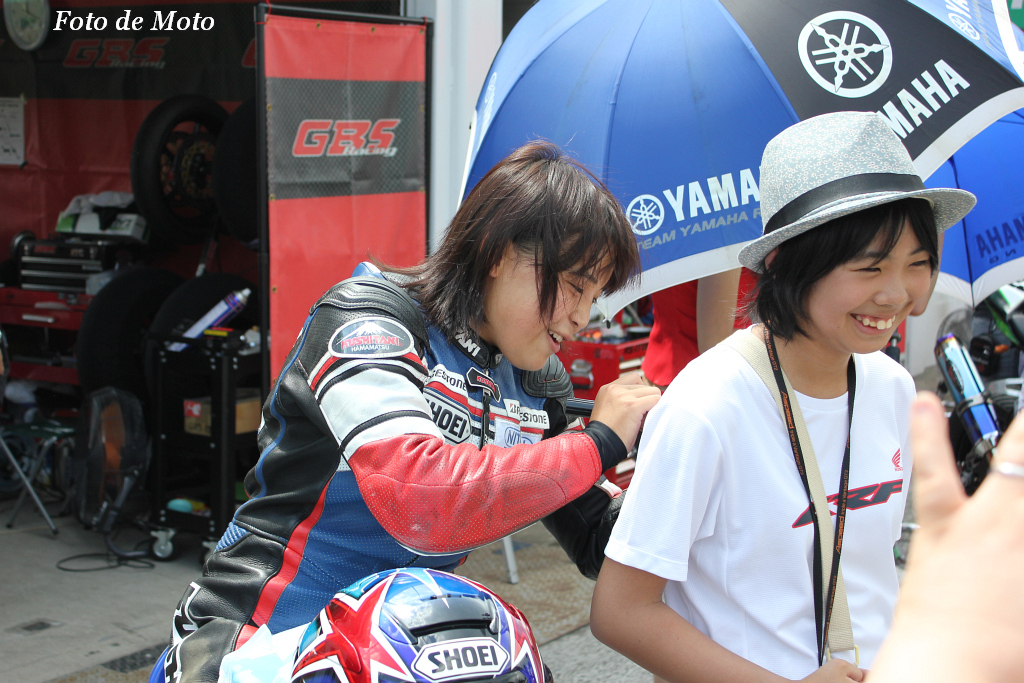 J-GP3 #28 オールスターモータースポーツ 三好 菜摘 Miyoshi Natsumi Honda NSF250R