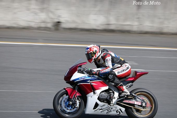 JSB1000 #51 Honda ブルーヘルメットMSC 熊本 森 健祐 Honda CBR1000RR